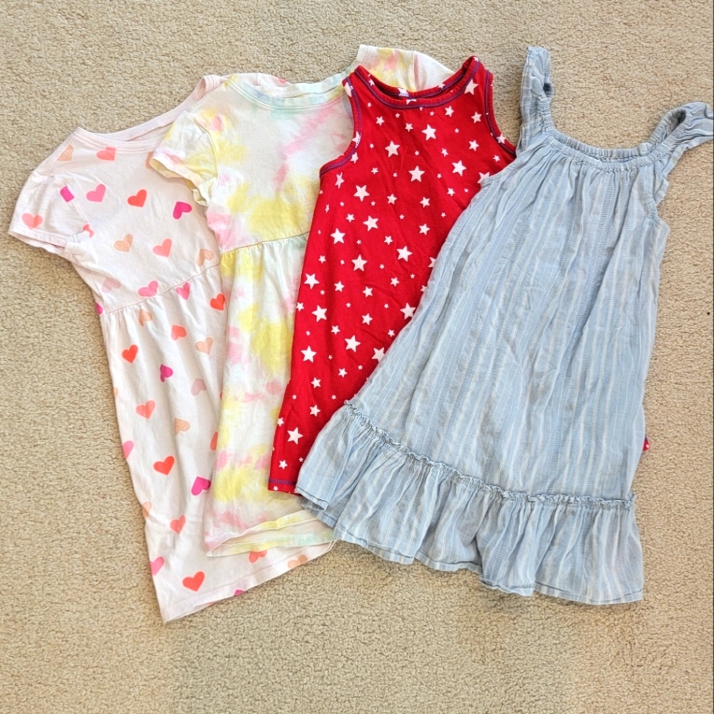 Four 5T Dresses